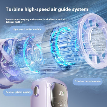 Semiconductor Refrigeration High-speed Handheld Fan Usb Outdoor Portable Folding Mini Fan